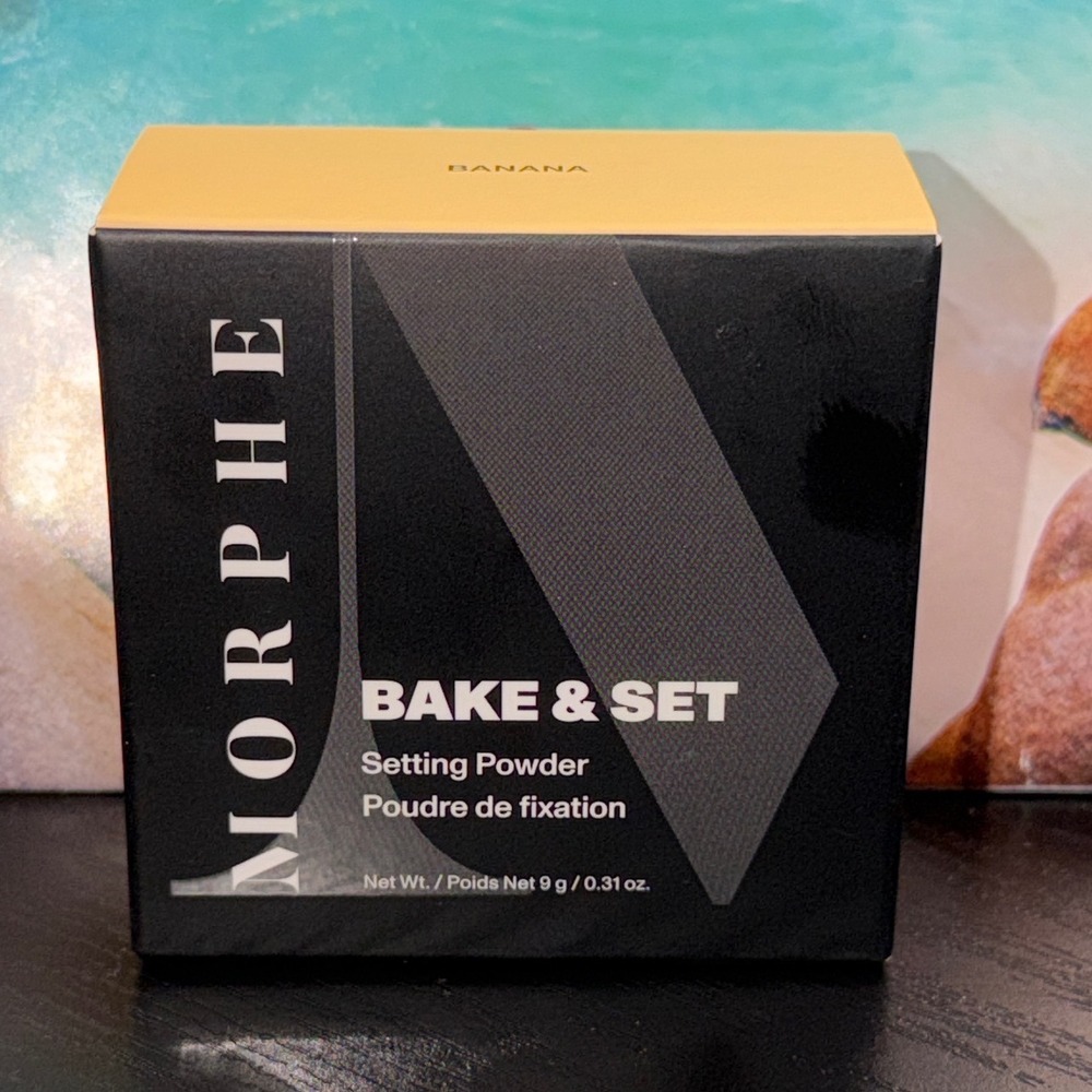 Morphe Bake & Set Setting Powder Banana Yellow 9g 0.31oz New Talc Free Matte